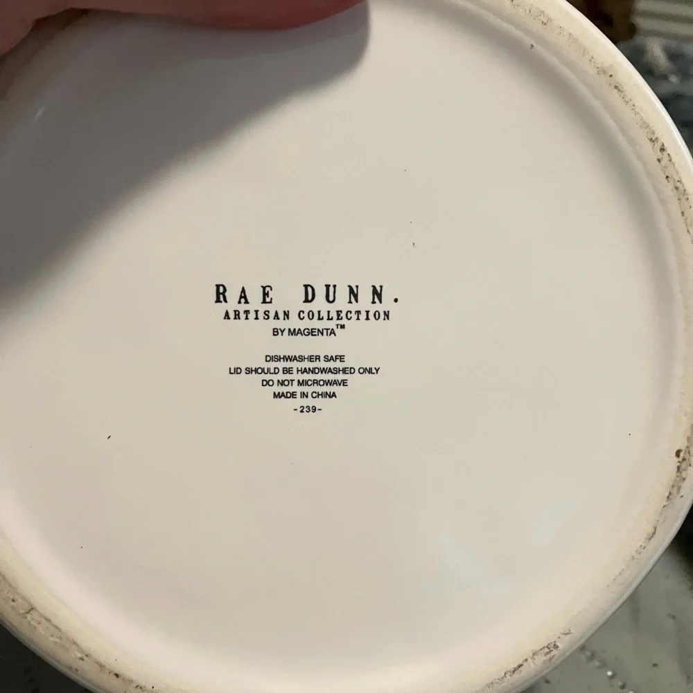 Rae Dunn GOOD DOG Large Ceramic Treat Canister